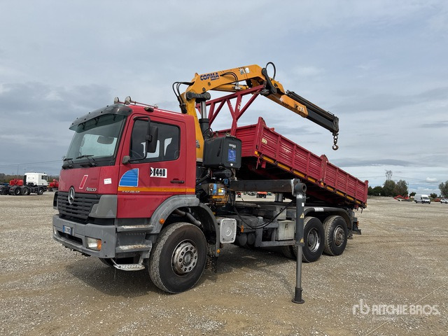 Mercedes-Benz Atego 1828 Autocarro ribaltabile con gru - 翻斗车, 起重车:图2 Mercedes-Benz Atego 1828 Autocarro ribaltabile con gru - 翻斗车, 起重车:图2