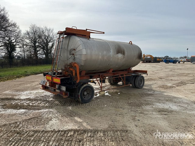 1988 Secmair Original 9500 gal Remorque Citerne A Bitume Asphalt Tank Trailer - 液罐拖车:图3 1988 Secmair Original 9500 gal Remorque Citerne A Bitume Asphalt Tank Trailer - 液罐拖车:图3