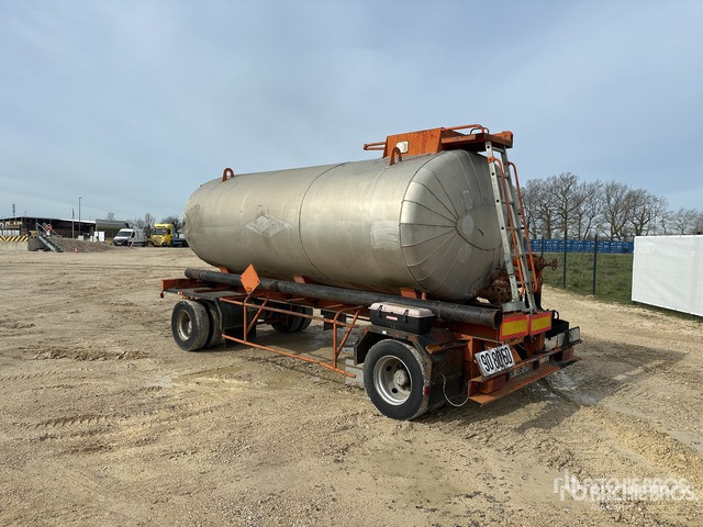 1988 Secmair Original 9500 gal Remorque Citerne A Bitume Asphalt Tank Trailer - 液罐拖车:图4 1988 Secmair Original 9500 gal Remorque Citerne A Bitume Asphalt Tank Trailer - 液罐拖车:图4