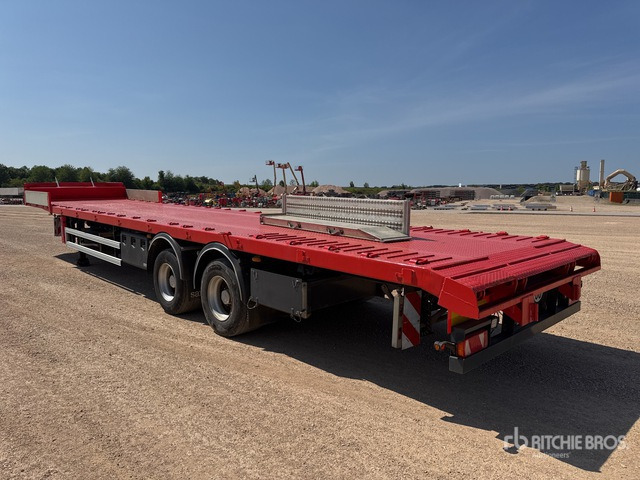 2004 Samro SD28VJ Semi-Remorque Plateau 2 Essieux T/A Flatbed Trailer - 栏板式/ 平板拖车:图2 2004 Samro SD28VJ Semi-Remorque Plateau 2 Essieux T/A Flatbed Trailer - 栏板式/ 平板拖车:图2