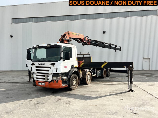 2005 Scania P380 2005 Palfinger PK 56002 18290 k ... Flatbed Truck with Crane - 栏板式/ 平板卡车, 起重车:图1 2005 Scania P380 2005 Palfinger PK 56002 18290 k ... Flatbed Truck with Crane - 栏板式/ 平板卡车, 起重车:图1
