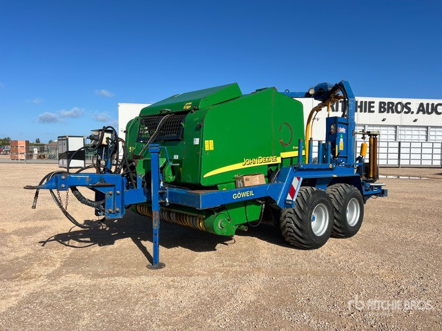 2007 John Deere 578 Enrubanneuse Combination Baler Wrapper - 圆形打包机, 包膜机:图2 2007 John Deere 578 Enrubanneuse Combination Baler Wrapper - 圆形打包机, 包膜机:图2