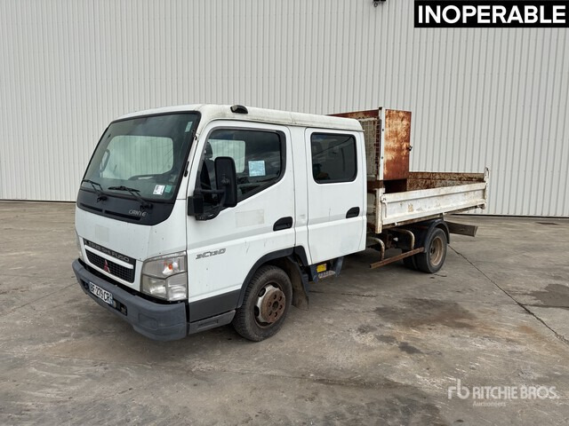 2007 Mitsubishi Canter 3C13D 4x2 Camion Benne (Inoperable) Dump Truck: Light Duty - 翻斗车:图1 2007 Mitsubishi Canter 3C13D 4x2 Camion Benne (Inoperable) Dump Truck: Light Duty - 翻斗车:图1