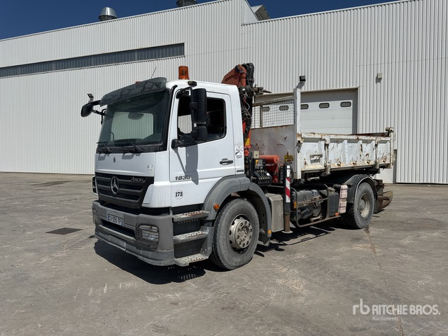 2008 Mercedes Axor 1833 2008 Palfinger PK15500 6100 kg ... Dump Truck with Crane - 翻斗车, 起重车:图1 2008 Mercedes Axor 1833 2008 Palfinger PK15500 6100 kg ... Dump Truck with Crane - 翻斗车, 起重车:图1