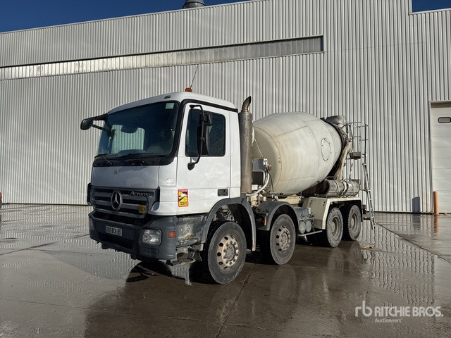 2008 Mercedes-Benz Actros 8x4 Camion Malaxeur 8x4 Mixer Truck - 混凝土搅拌车:图1 2008 Mercedes-Benz Actros 8x4 Camion Malaxeur 8x4 Mixer Truck - 混凝土搅拌车:图1