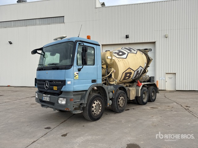 2008 Mercedes-Benz Actros 8x4 Camion Malaxeur 8x4 Mixer Truck - 混凝土搅拌车:图1 2008 Mercedes-Benz Actros 8x4 Camion Malaxeur 8x4 Mixer Truck - 混凝土搅拌车:图1
