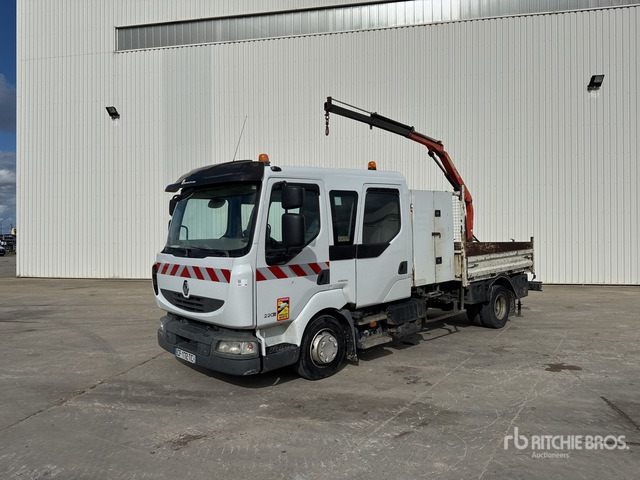 2008 Renault Midlum 220DXi 2008 Palfinger PK2700A on 4x2 C ... Flatbed Truck with Crane - 栏板式/ 平板卡车, 起重车:图3 2008 Renault Midlum 220DXi 2008 Palfinger PK2700A on 4x2 C ... Flatbed Truck with Crane - 栏板式/ 平板卡车, 起重车:图3