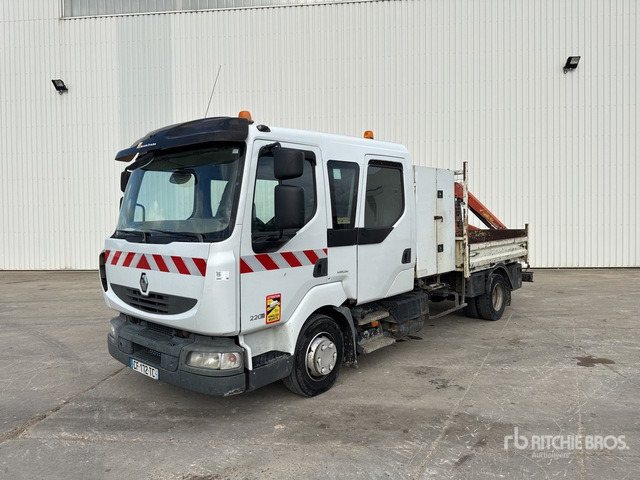 2008 Renault Midlum 220DXi 2008 Palfinger PK2700A on 4x2 C ... Flatbed Truck with Crane - 栏板式/ 平板卡车, 起重车:图2 2008 Renault Midlum 220DXi 2008 Palfinger PK2700A on 4x2 C ... Flatbed Truck with Crane - 栏板式/ 平板卡车, 起重车:图2