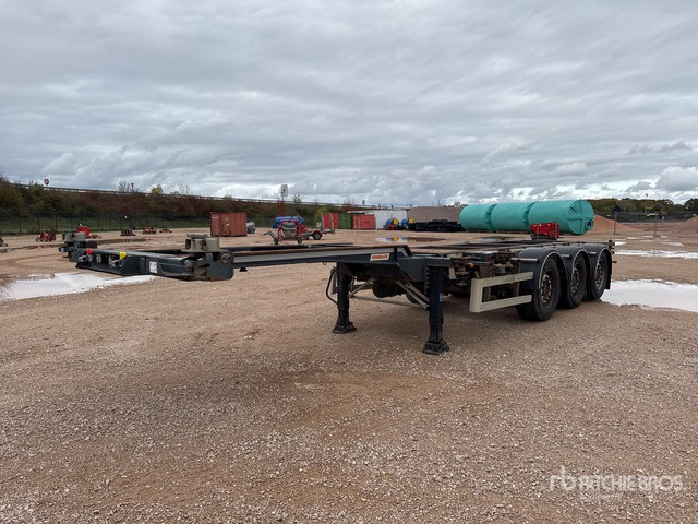 2012 Fruehauf D.0033.06.02 Tri/A Remorque Porte-Conteneur ... Container Trailer - 集装箱运输车/ 可拆卸车身的拖车:图1 2012 Fruehauf D.0033.06.02 Tri/A Remorque Porte-Conteneur ... Container Trailer - 集装箱运输车/ 可拆卸车身的拖车:图1