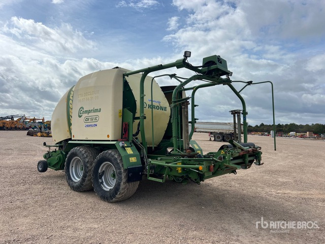 2012 Krone Comprima CV150XC Presse Enrubanneuse 2 Essieux T/A Round Baler - 圆形打包机:图4 2012 Krone Comprima CV150XC Presse Enrubanneuse 2 Essieux T/A Round Baler - 圆形打包机:图4