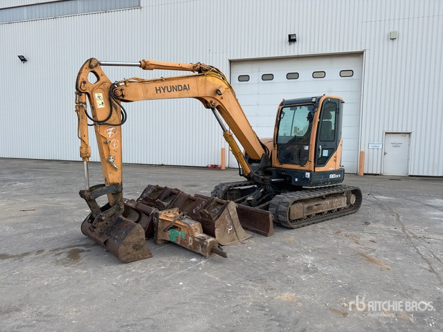 2014 Hyundai R80CR-9 Mini-Pelle Mini Excavator: <6.6t - 小型挖掘机:图1 2014 Hyundai R80CR-9 Mini-Pelle Mini Excavator: <6.6t - 小型挖掘机:图1