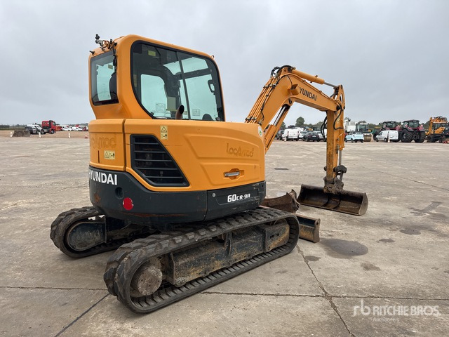 2017 Hyundai R60CR-9A Mini-Pelle Mini Excavator: <6.6t - 小型挖掘机:图4 2017 Hyundai R60CR-9A Mini-Pelle Mini Excavator: <6.6t - 小型挖掘机:图4