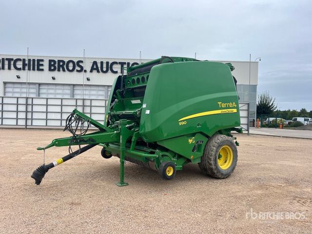 2017 John Deere 990 Presse A Balles Rondes 1 Essieu S/A Round Baler - 圆形打包机:图2 2017 John Deere 990 Presse A Balles Rondes 1 Essieu S/A Round Baler - 圆形打包机:图2