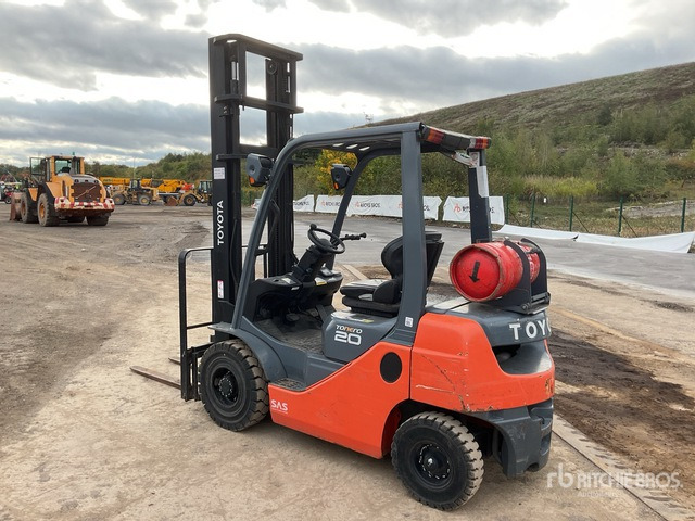 2015 Toyota 02-8FGF20 2015 Toyota 8FG20 Forklift Forklift - 液化石油气叉车:图3 2015 Toyota 02-8FGF20 2015 Toyota 8FG20 Forklift Forklift - 液化石油气叉车:图3