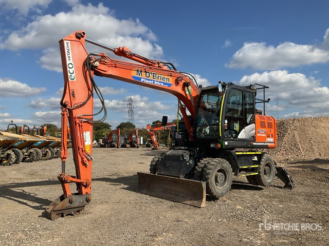 2018 Hitachi ZX140W-6 4x4 Highway Wheeled Excavator - 轮式挖掘机:图3 2018 Hitachi ZX140W-6 4x4 Highway Wheeled Excavator - 轮式挖掘机:图3