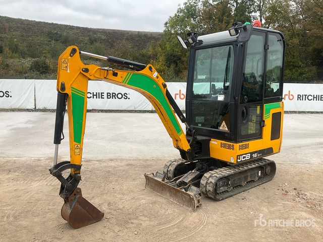 2019 JCB 16C-1 Mini Excavator: <6.6t - 小型挖掘机:图1 2019 JCB 16C-1 Mini Excavator: <6.6t - 小型挖掘机:图1