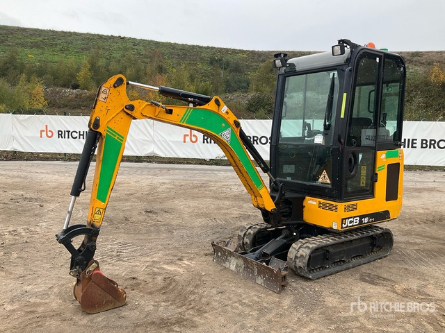 2019 JCB 16C-1 Mini Excavator: <6.6t - 小型挖掘机:图1 2019 JCB 16C-1 Mini Excavator: <6.6t - 小型挖掘机:图1
