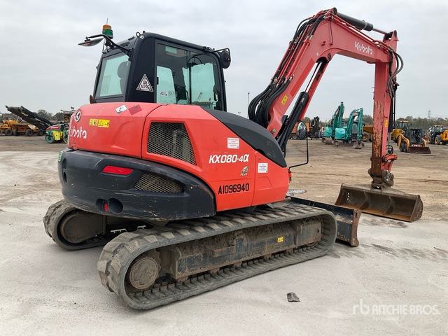 2019 Kubota KX080-4A 2019 Kubota KX080-4A Tracked Excavator Tracked Excavator - 履带式挖掘机:图4 2019 Kubota KX080-4A 2019 Kubota KX080-4A Tracked Excavator Tracked Excavator - 履带式挖掘机:图4