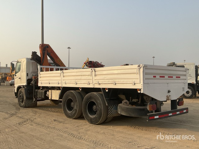 2008 Hino 145 2007 Palfinger K10000 Knuckle B ... Flatbed Truck with Crane - 栏板式/ 平板卡车, 起重车:图4 2008 Hino 145 2007 Palfinger K10000 Knuckle B ... Flatbed Truck with Crane - 栏板式/ 平板卡车, 起重车:图4