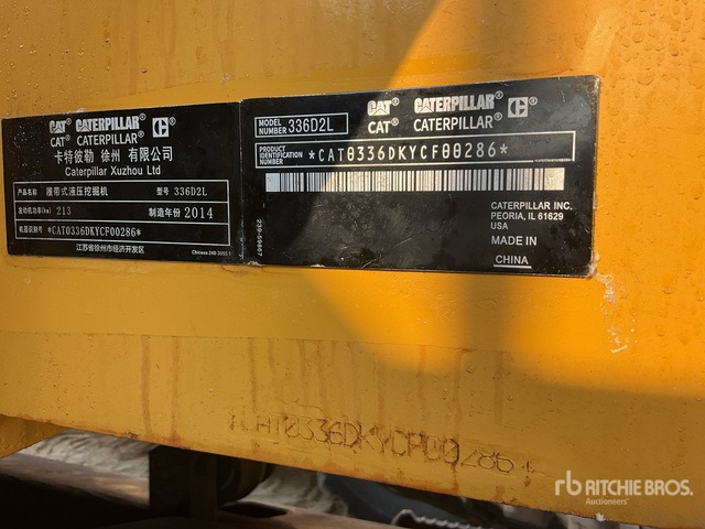 2014 Cat 336D2L - 履带式挖掘机:图2 2014 Cat 336D2L - 履带式挖掘机:图2