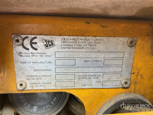 2016 JCB 8030 - 小型挖掘机:图2 2016 JCB 8030 - 小型挖掘机:图2