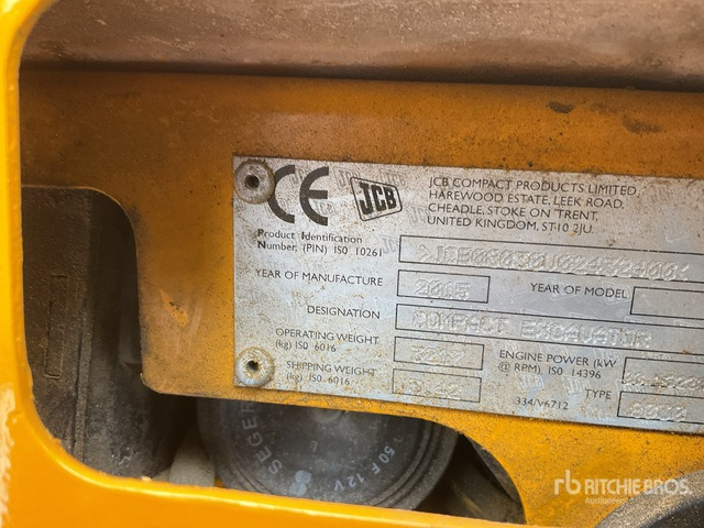 2016 JCB 8030 - 小型挖掘机:图3 2016 JCB 8030 - 小型挖掘机:图3