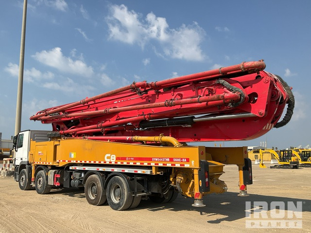 2019 Mercedes-Benz Actros 4141 2019 Sany SYM5443THB 56 m on 8x ... Concrete Pump Truck - 混凝土泵车:图3 2019 Mercedes-Benz Actros 4141 2019 Sany SYM5443THB 56 m on 8x ... Concrete Pump Truck - 混凝土泵车:图3