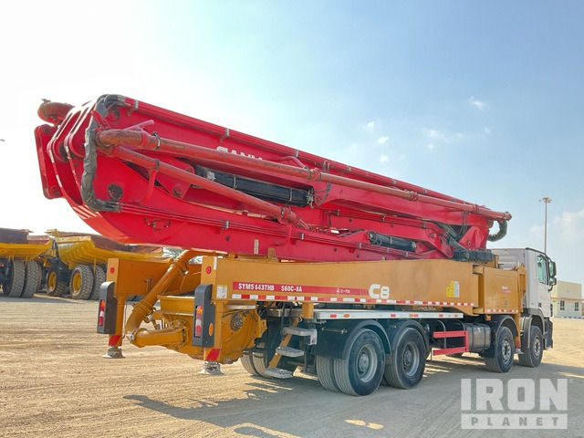 2019 Mercedes-Benz Actros 4141 2019 Sany SYM5443THB 56 m on 8x ... Concrete Pump Truck - 混凝土泵车:图4 2019 Mercedes-Benz Actros 4141 2019 Sany SYM5443THB 56 m on 8x ... Concrete Pump Truck - 混凝土泵车:图4