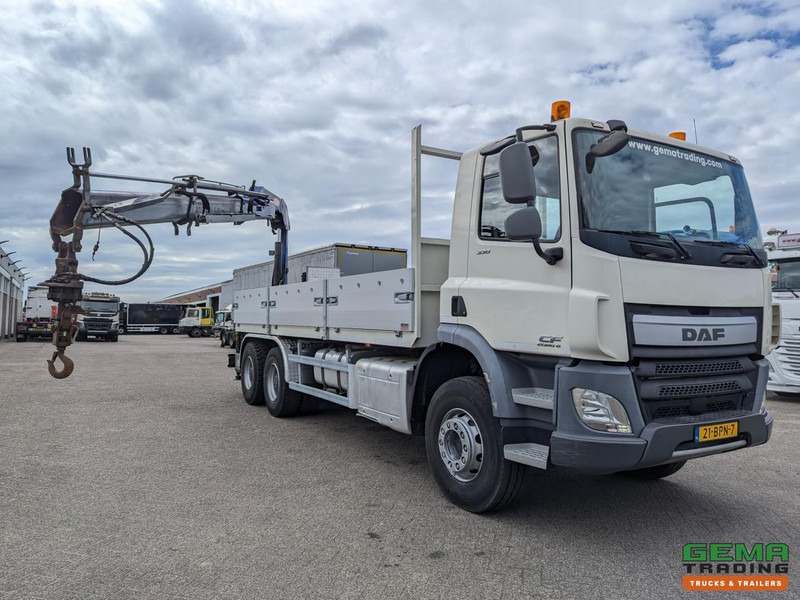 DAF CF 330 FAT 6x4 Dagcab Euro6A - Open laadbak 6.4m + PM 15522 - RadioGrafisch - Handgeschakeld - 栏板式/ 平板卡车, 起重车:图4 DAF CF 330 FAT 6x4 Dagcab Euro6A - Open laadbak 6.4m + PM 15522 - RadioGrafisch - Handgeschakeld - 栏板式/ 平板卡车, 起重车:图4
