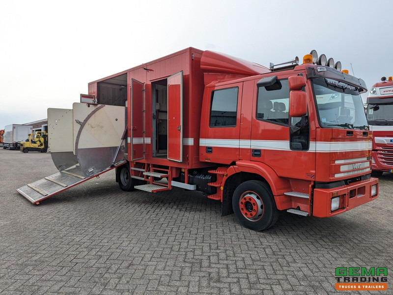 Iveco Tector ML120E24D 4x2 Euro3 DubbelCabine - Paardenwagen 3-Paards - Kleedruimte - Hydraulische klep- TOP! - 马匹运输车:图1 Iveco Tector ML120E24D 4x2 Euro3 DubbelCabine - Paardenwagen 3-Paards - Kleedruimte - Hydraulische klep- TOP! - 马匹运输车:图1