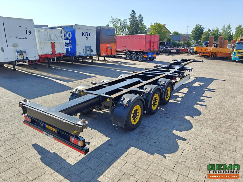 Kögel PORT 40 SIMPLEX 20 3-Assen SAF - Schijfremmen - 20/30/40FT Aansluiting - Achterschuiver - 集装箱运输车/ 可拆卸车身的半拖车:图1 Kögel PORT 40 SIMPLEX 20 3-Assen SAF - Schijfremmen - 20/30/40FT Aansluiting - Achterschuiver - 集装箱运输车/ 可拆卸车身的半拖车:图1