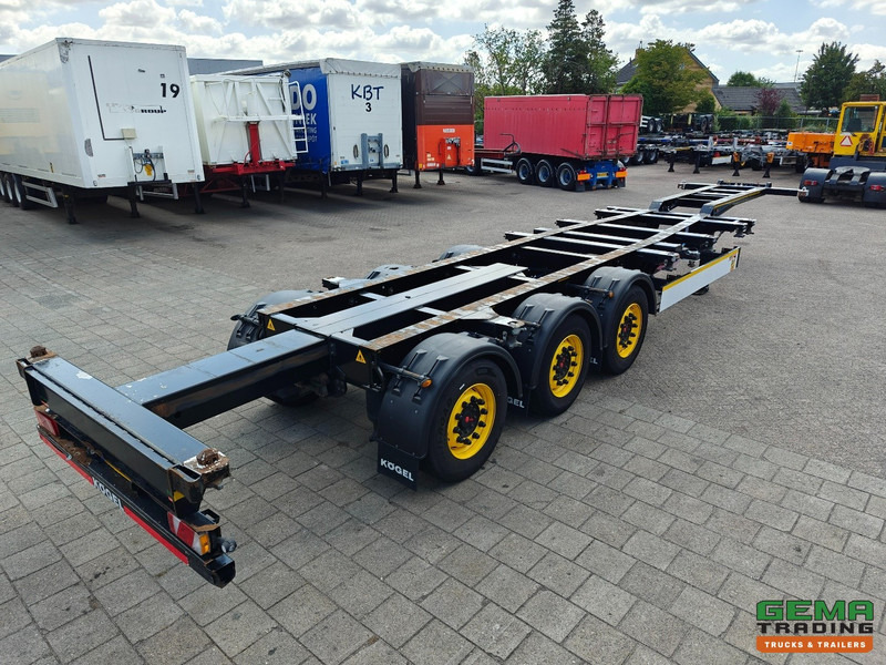 Kögel PORT 40 SIMPLEX 20 3-Assen SAF - Schijfremmen - 2x20FT/30FT/40FT - Achterschuiver - 集装箱运输车/ 可拆卸车身的半拖车:图2 Kögel PORT 40 SIMPLEX 20 3-Assen SAF - Schijfremmen - 2x20FT/30FT/40FT - Achterschuiver - 集装箱运输车/ 可拆卸车身的半拖车:图2
