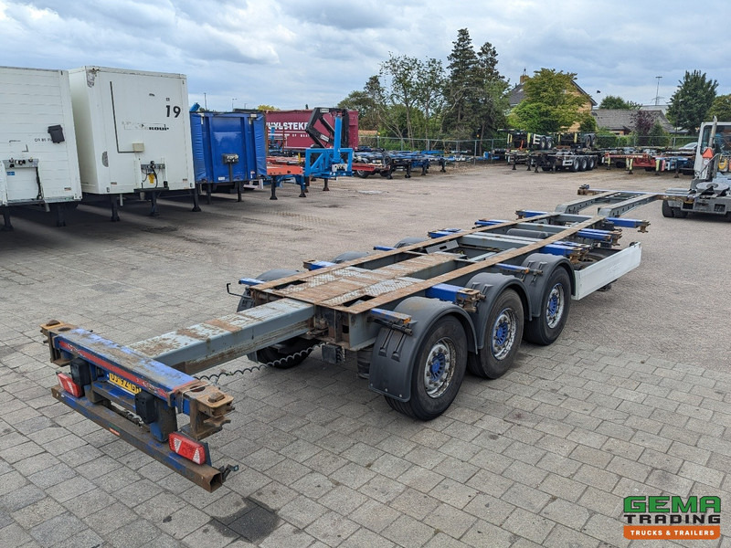Krone SDC 27 3-Assen SAF - Lift as - Schijfremmen - Achterschuiver - 20 2x20FT/30/40FT - 集装箱运输车/ 可拆卸车身的半拖车:图2 Krone SDC 27 3-Assen SAF - Lift as - Schijfremmen - Achterschuiver - 20 2x20FT/30/40FT - 集装箱运输车/ 可拆卸车身的半拖车:图2