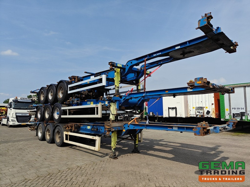 Krone SDC 27 3-assen BPW - DrumBrakes - 4700KG - 2x 20FT 1x 30FT 1x40FT - Package of 3 - NL kentekens - 集装箱运输车/ 可拆卸车身的半拖车:图3 Krone SDC 27 3-assen BPW - DrumBrakes - 4700KG - 2x 20FT 1x 30FT 1x40FT - Package of 3 - NL kentekens - 集装箱运输车/ 可拆卸车身的半拖车:图3