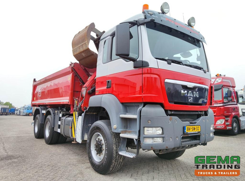 MAN TGS 26.400 6x6 4 Daycab Euro4 - HMF1643Z2 - Hyva 2-Zijdige Kipper 5.4m. - REBUILT ENGINE - TOP! (V584) - 翻斗车, 起重车:图3 MAN TGS 26.400 6x6 4 Daycab Euro4 - HMF1643Z2 - Hyva 2-Zijdige Kipper 5.4m. - REBUILT ENGINE - TOP! (V584) - 翻斗车, 起重车:图3