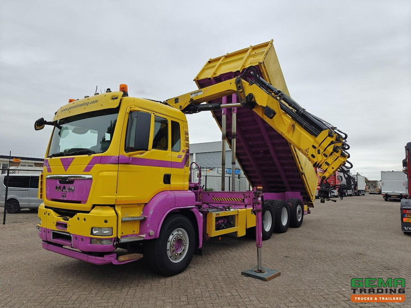 MAN TGS 35.440 8x4/4 Dagcabine Euro5 - Hymatec Kipper + Hiab 166 ES-4 Pro - Alcoa - 02/2026 APK - 翻斗车, 起重车:图1 MAN TGS 35.440 8x4/4 Dagcabine Euro5 - Hymatec Kipper + Hiab 166 ES-4 Pro - Alcoa - 02/2026 APK - 翻斗车, 起重车:图1