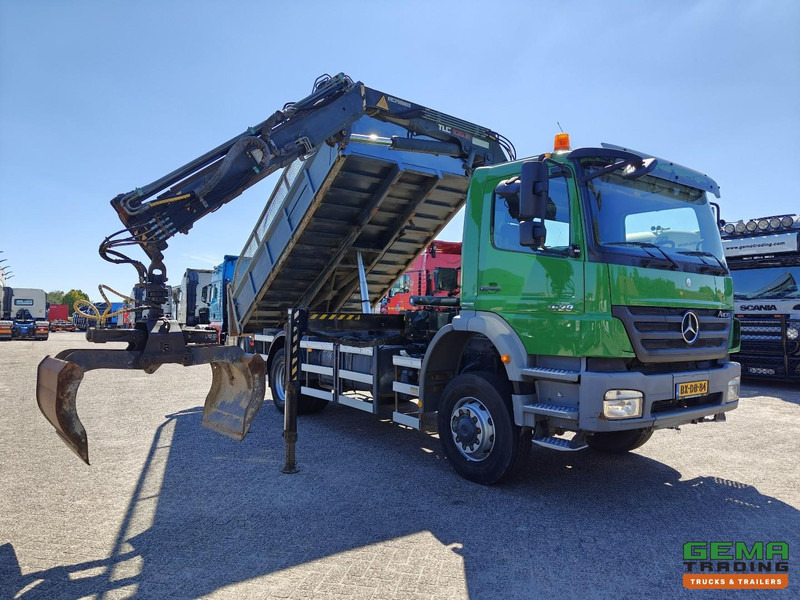 Mercedes-Benz AXOR 1829 AK 4x4 Dagcab Euro5 - Kipper + Terex 105.2 - RadioGrafisch - NaafReductie - 翻斗车, 起重车:图4 Mercedes-Benz AXOR 1829 AK 4x4 Dagcab Euro5 - Kipper + Terex 105.2 - RadioGrafisch - NaafReductie - 翻斗车, 起重车:图4