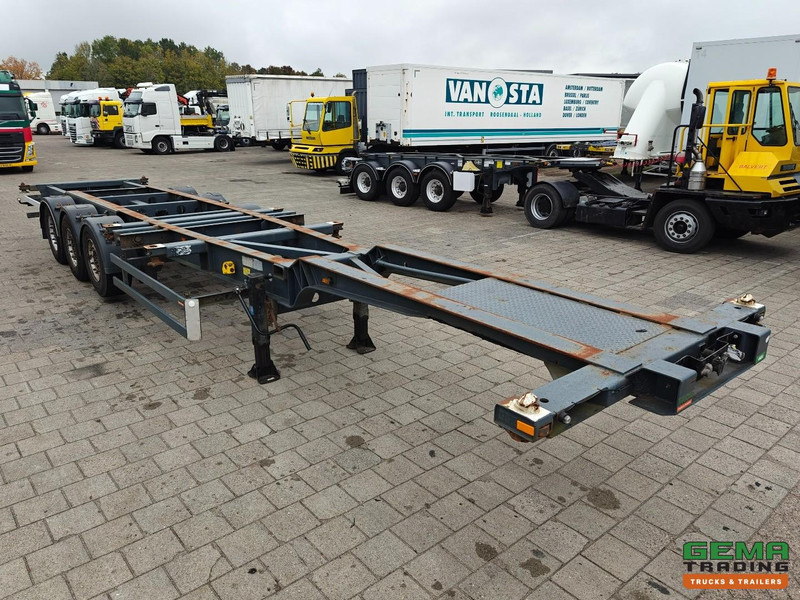 Schmitz Cargobull SCF 24 G 3-Assen MB - LiftAs - Schijfremmen - Vast Chassis - 2x20FT 1x30FT 40FT aansluiting - 集装箱运输车/ 可拆卸车身的半拖车:图4 Schmitz Cargobull SCF 24 G 3-Assen MB - LiftAs - Schijfremmen - Vast Chassis - 2x20FT 1x30FT 40FT aansluiting - 集装箱运输车/ 可拆卸车身的半拖车:图4