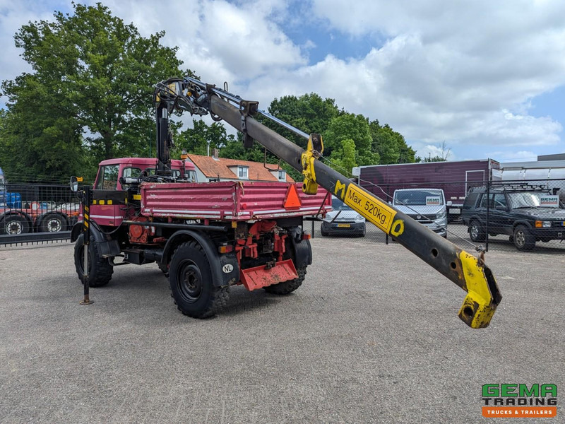 Unimog 416/U1100 4x4 - Hiab PK4600A - Open laadbak - Lier - Vangmuil/trekhaak - Mercedes Benz - 起重车:图4 Unimog 416/U1100 4x4 - Hiab PK4600A - Open laadbak - Lier - Vangmuil/trekhaak - Mercedes Benz - 起重车:图4