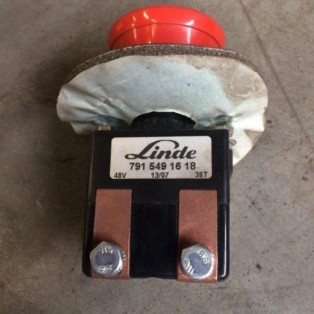 Emergency stop switch for Linde Series 1110/1111/1190/132 - 转向柱开关 适用于 材料装卸设备:图1 Emergency stop switch for Linde Series 1110/1111/1190/132 - 转向柱开关 适用于 材料装卸设备:图1