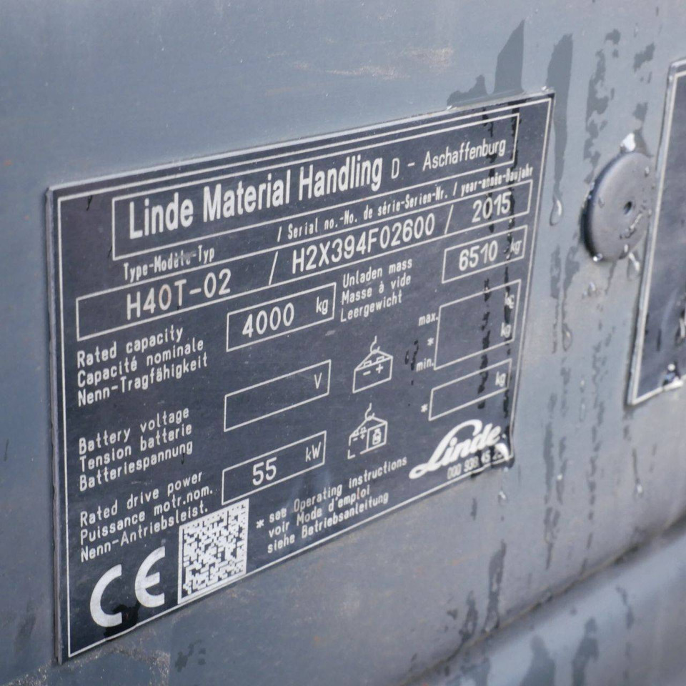 液化石油气叉车 Linde H40T-02 EVO (394):图17 液化石油气叉车 Linde H40T-02 EVO (394):图17