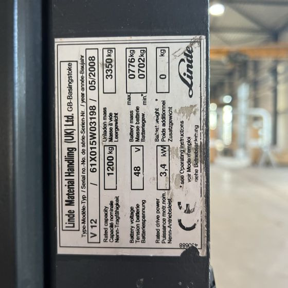Linde V12 (015) - 拣选车:图3 Linde V12 (015) - 拣选车:图3