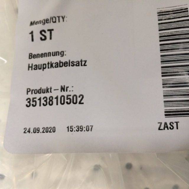 Main cable tree for Linde - 电缆/ 线束 适用于 材料装卸设备:图4 Main cable tree for Linde - 电缆/ 线束 适用于 材料装卸设备:图4