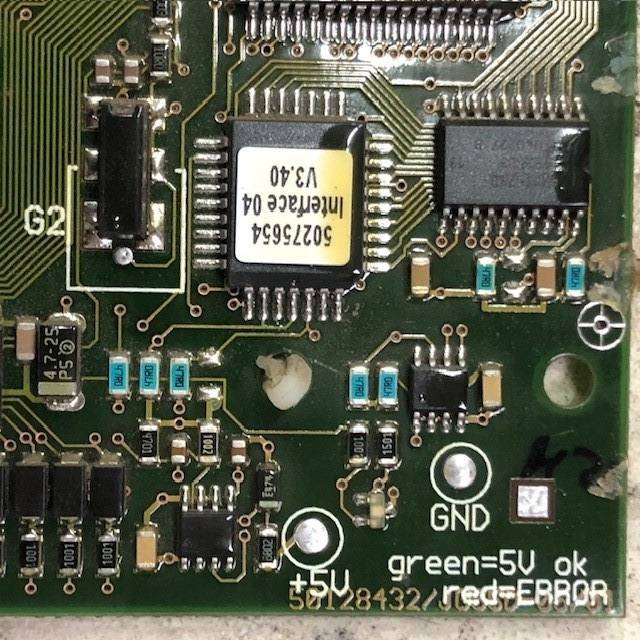 Printed circuit card - 电气系统 适用于 材料装卸设备:图5 Printed circuit card - 电气系统 适用于 材料装卸设备:图5
