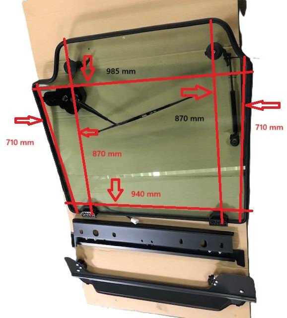 Rear Grendia complete - 车窗及其零件 适用于 材料装卸设备:图2 Rear Grendia complete - 车窗及其零件 适用于 材料装卸设备:图2