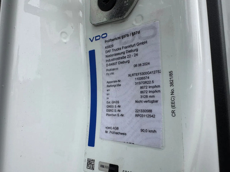 牵引车 DAF XG 480 Retarder LED 2x tank PTO-Prep 216.610KM!：图20