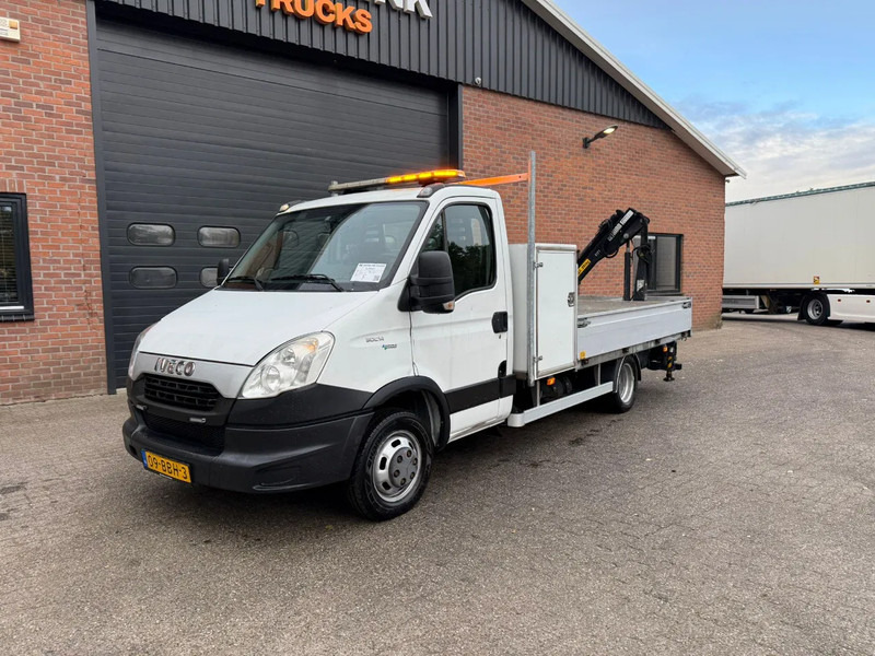Iveco 50c14 Erdgas/CNG Hiab kran/crane Pritsche - 平板货车:图1 Iveco 50c14 Erdgas/CNG Hiab kran/crane Pritsche - 平板货车:图1