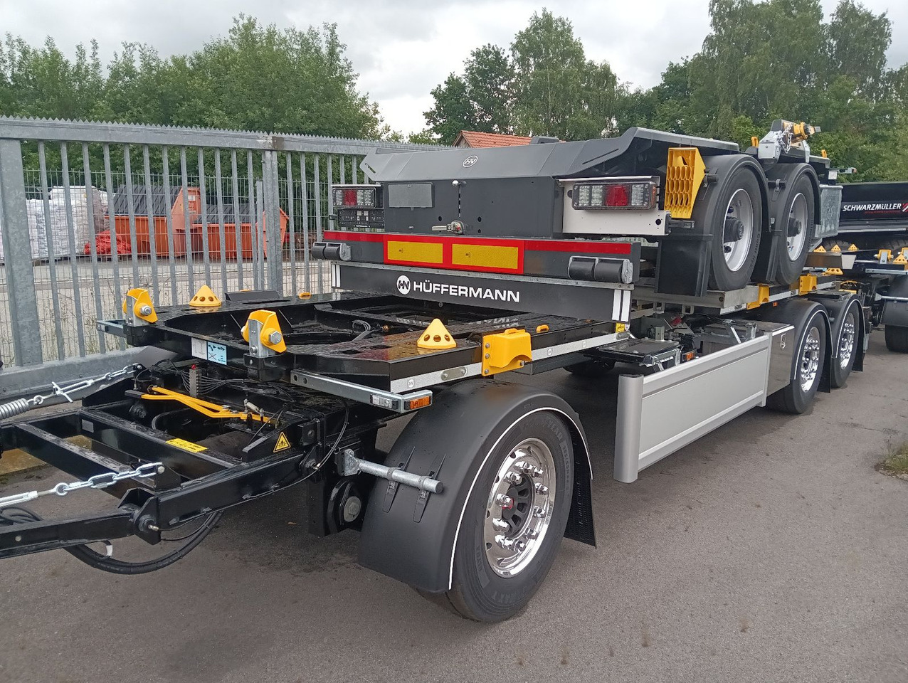 Hüffermann 3-A VARIO-CARRIER SAF NEU VERZINKT LiftAlufelgen - 滚出式/ 箕斗拖车:图3 Hüffermann 3-A VARIO-CARRIER SAF NEU VERZINKT LiftAlufelgen - 滚出式/ 箕斗拖车:图3