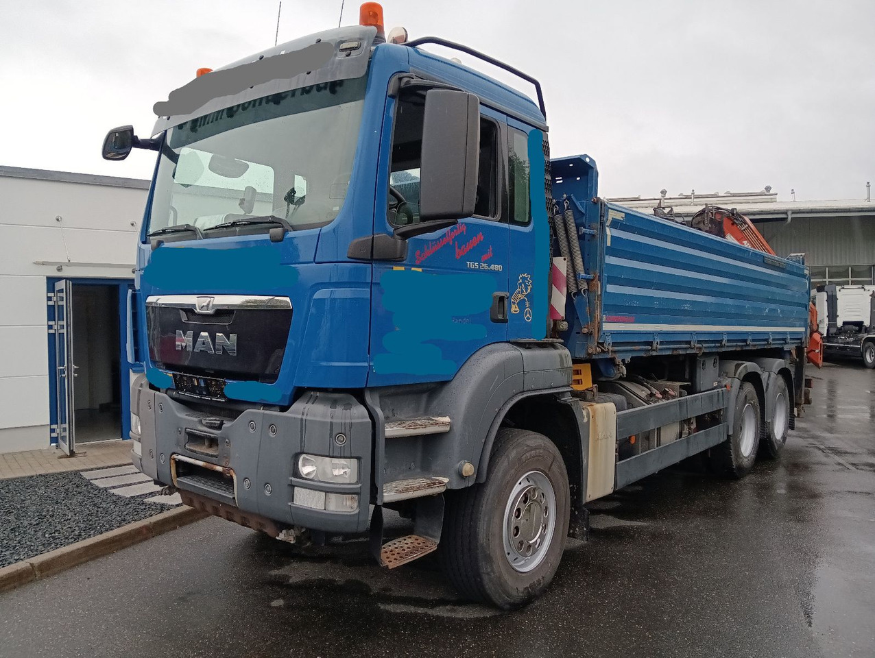 MAN TGS 26:480 6x4 EURO5 ATLAS 240.2E-A4 3-S-Kipper - 翻斗车, 起重车:图1 MAN TGS 26:480 6x4 EURO5 ATLAS 240.2E-A4 3-S-Kipper - 翻斗车, 起重车:图1