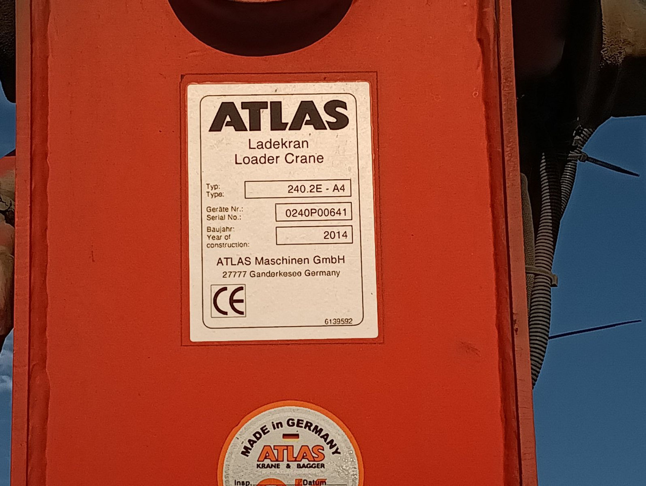 MAN TGS 26:480 6x4 EURO5 ATLAS 240.2E-A4 3-S-Kipper - 翻斗车, 起重车:图2 MAN TGS 26:480 6x4 EURO5 ATLAS 240.2E-A4 3-S-Kipper - 翻斗车, 起重车:图2